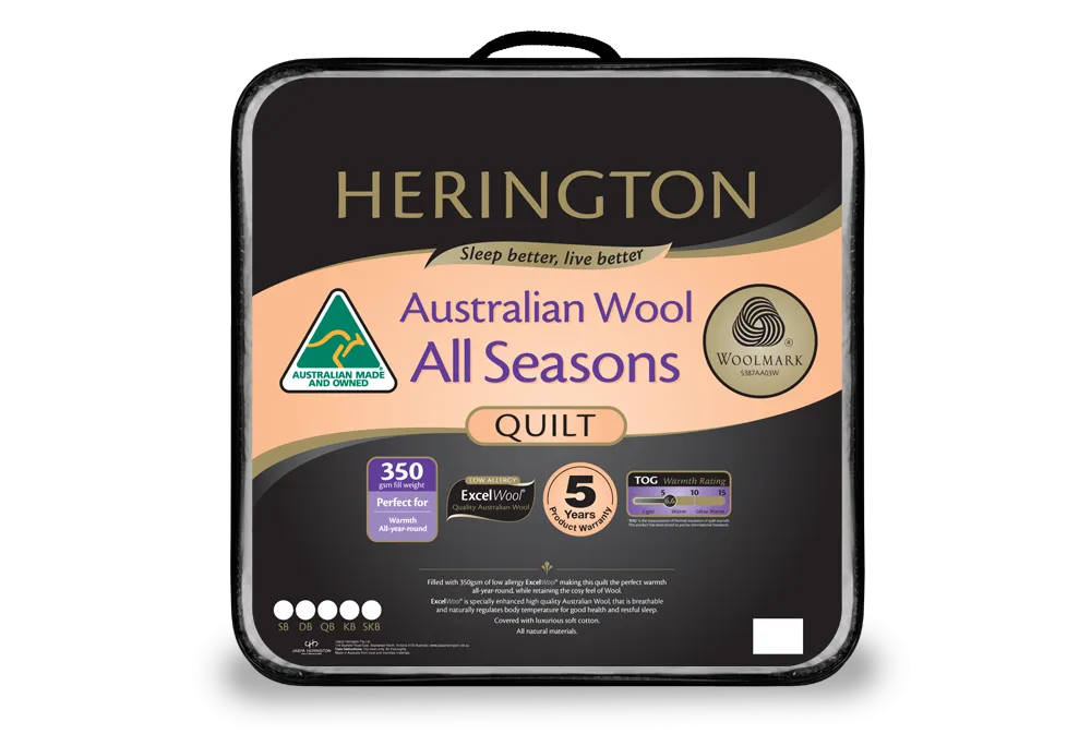 Herington All Seasons Wool Quilt