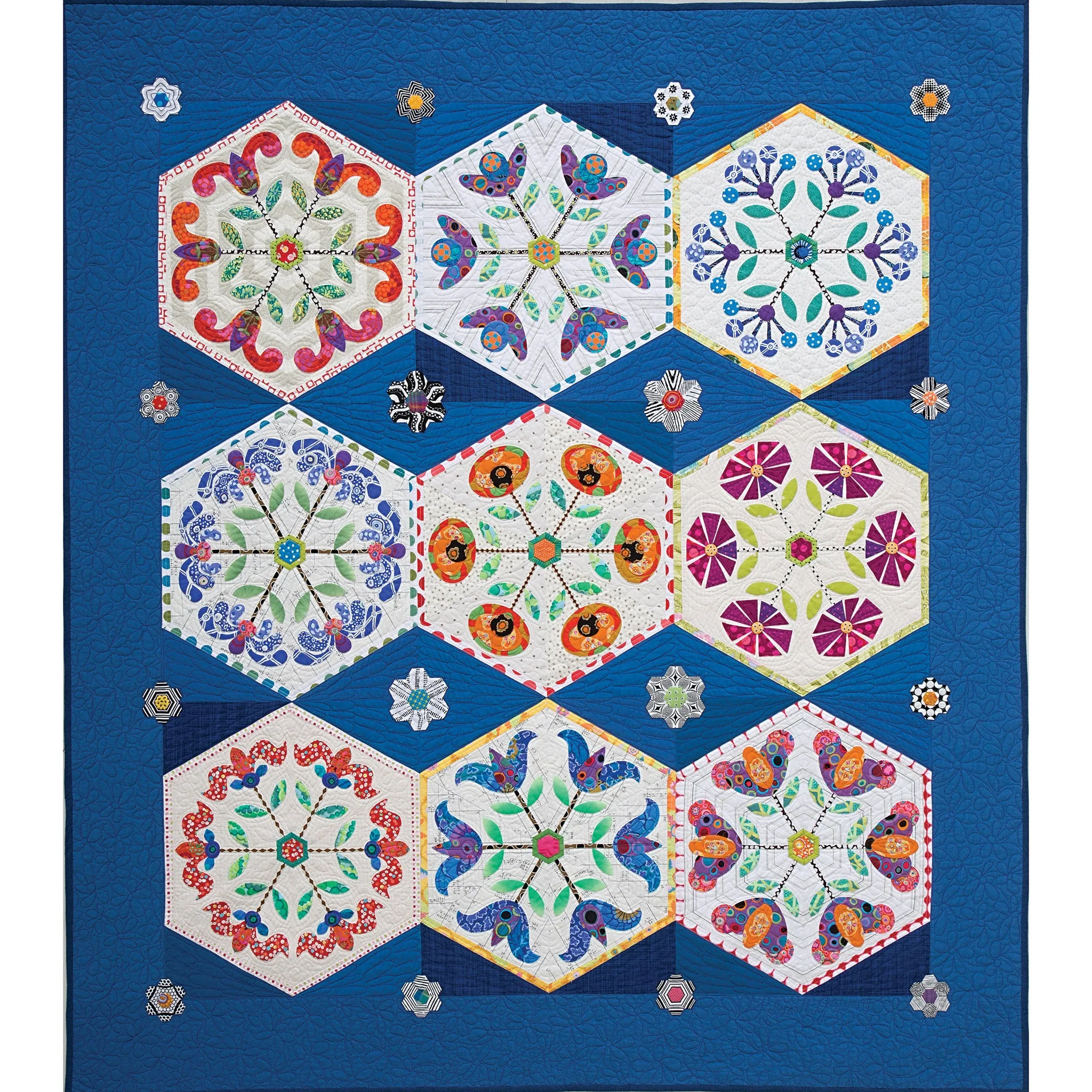 Hexie Garden Quilt