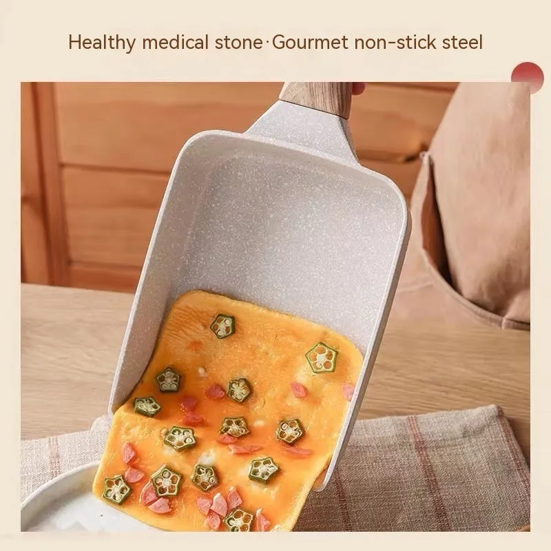 Household Medical Stone Breakfast Pan