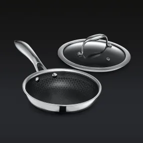 Hybrid Fry Pan with Lid, 7"