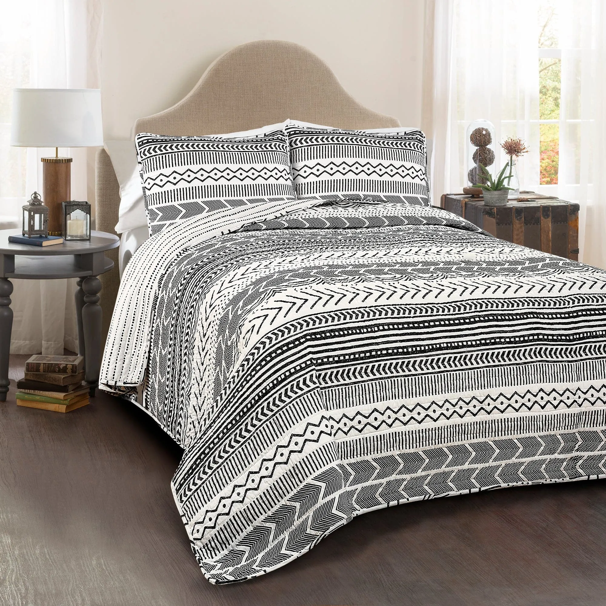 Hygge Geo Quilt 3 Piece Set