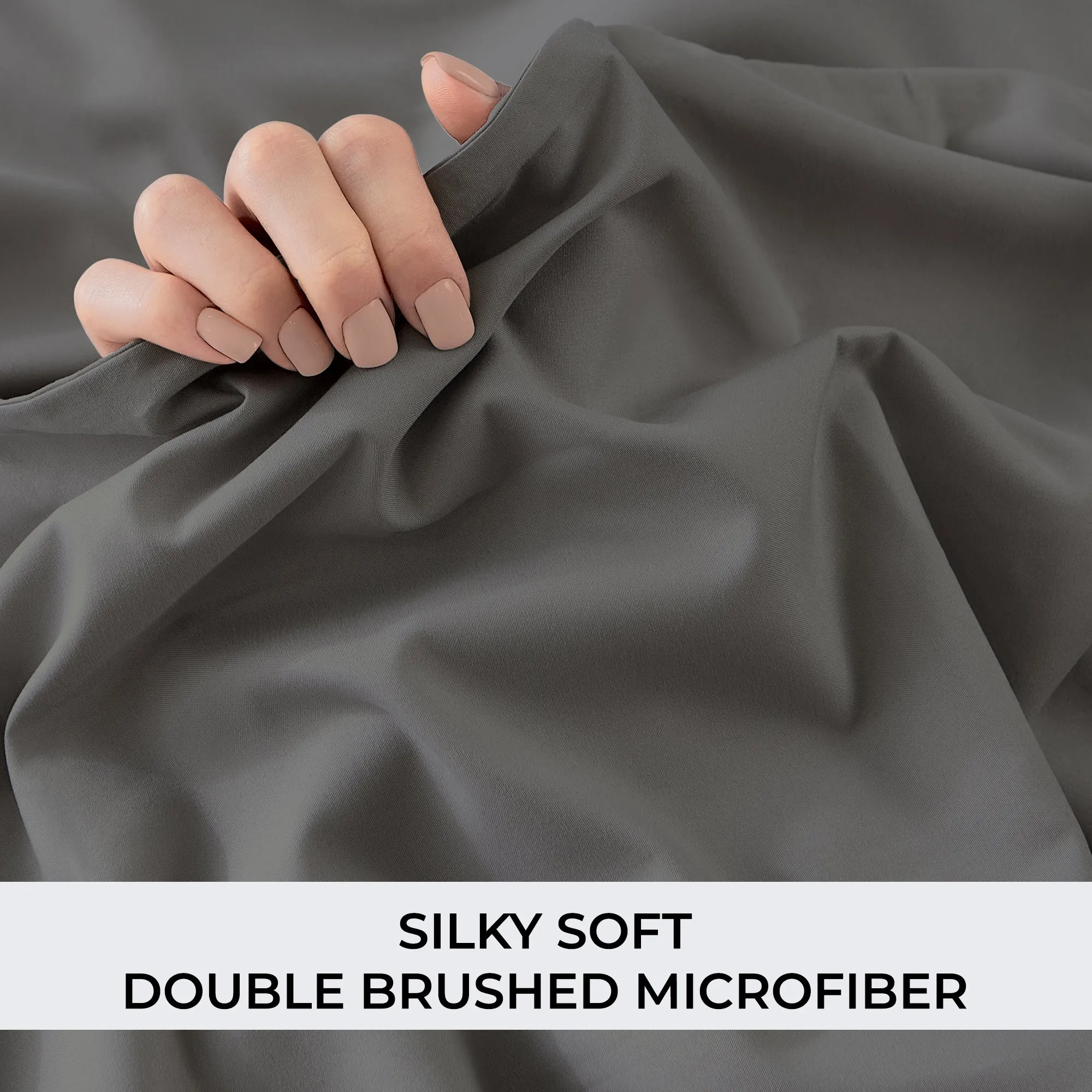 Iconic Microfiber Fitted Sheet (Dark Colors)