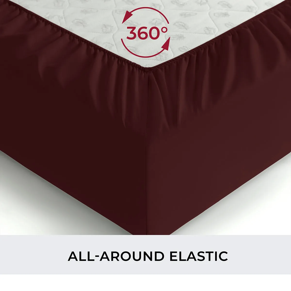 Iconic Microfiber Fitted Sheet (Dark Colors)