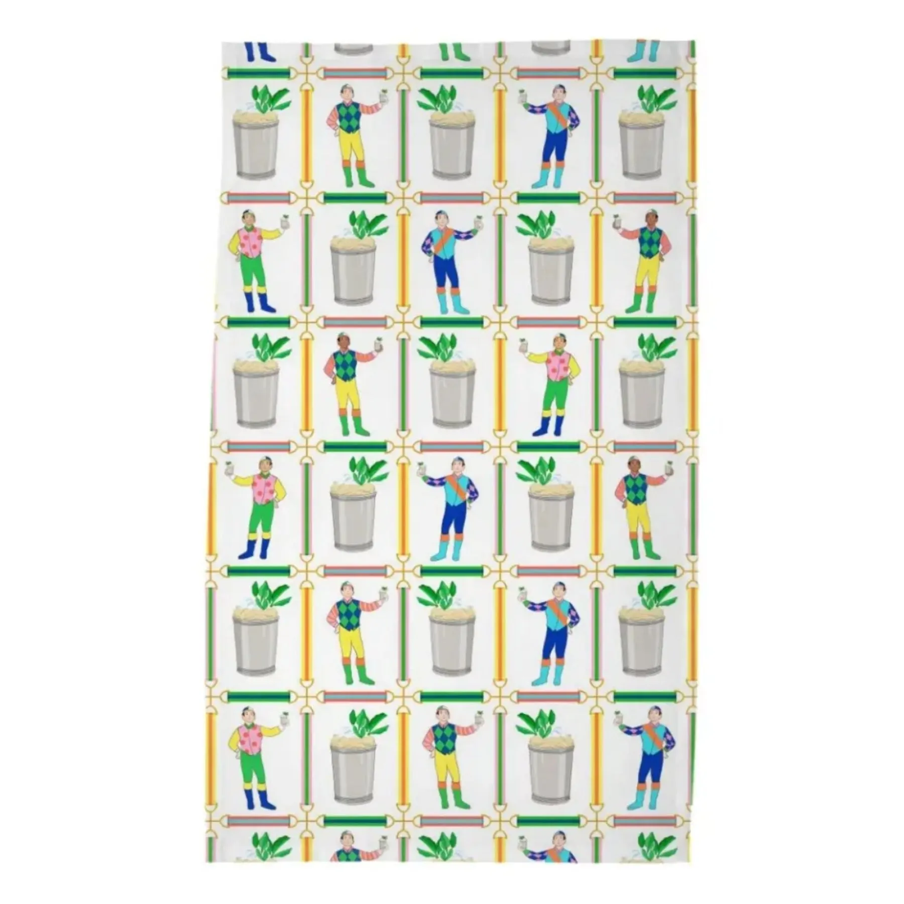 Jockeys & Juleps Derby Twill Tea Towel