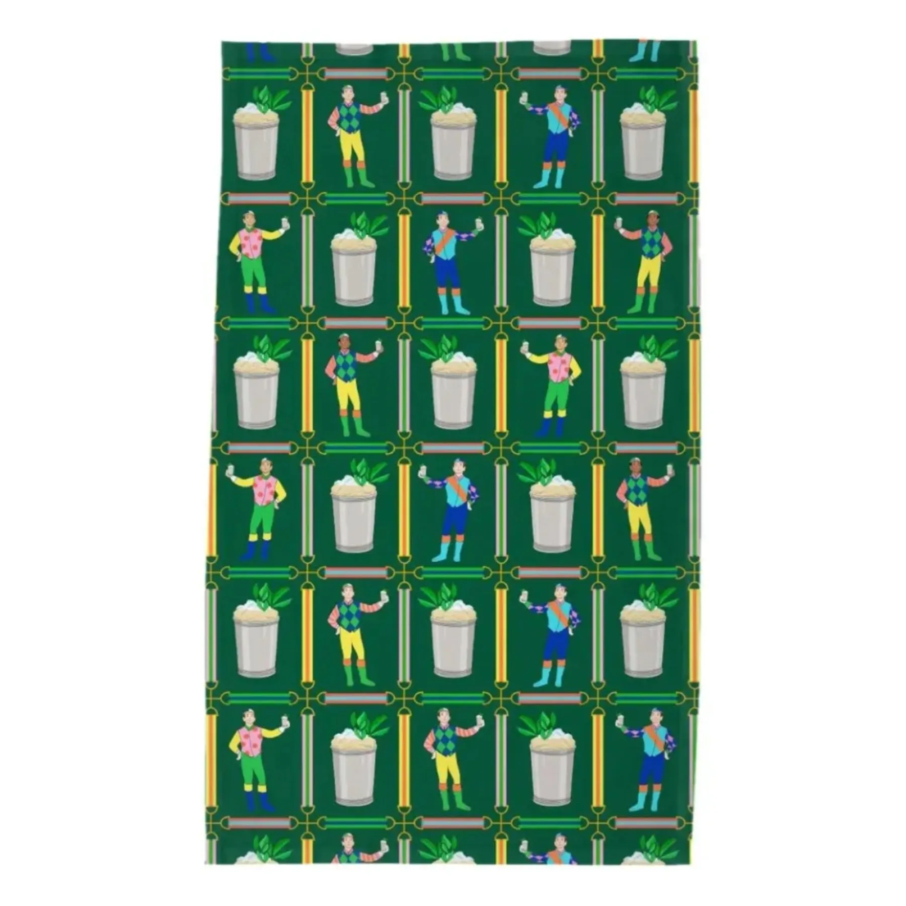 Jockeys & Juleps Derby Twill Tea Towel