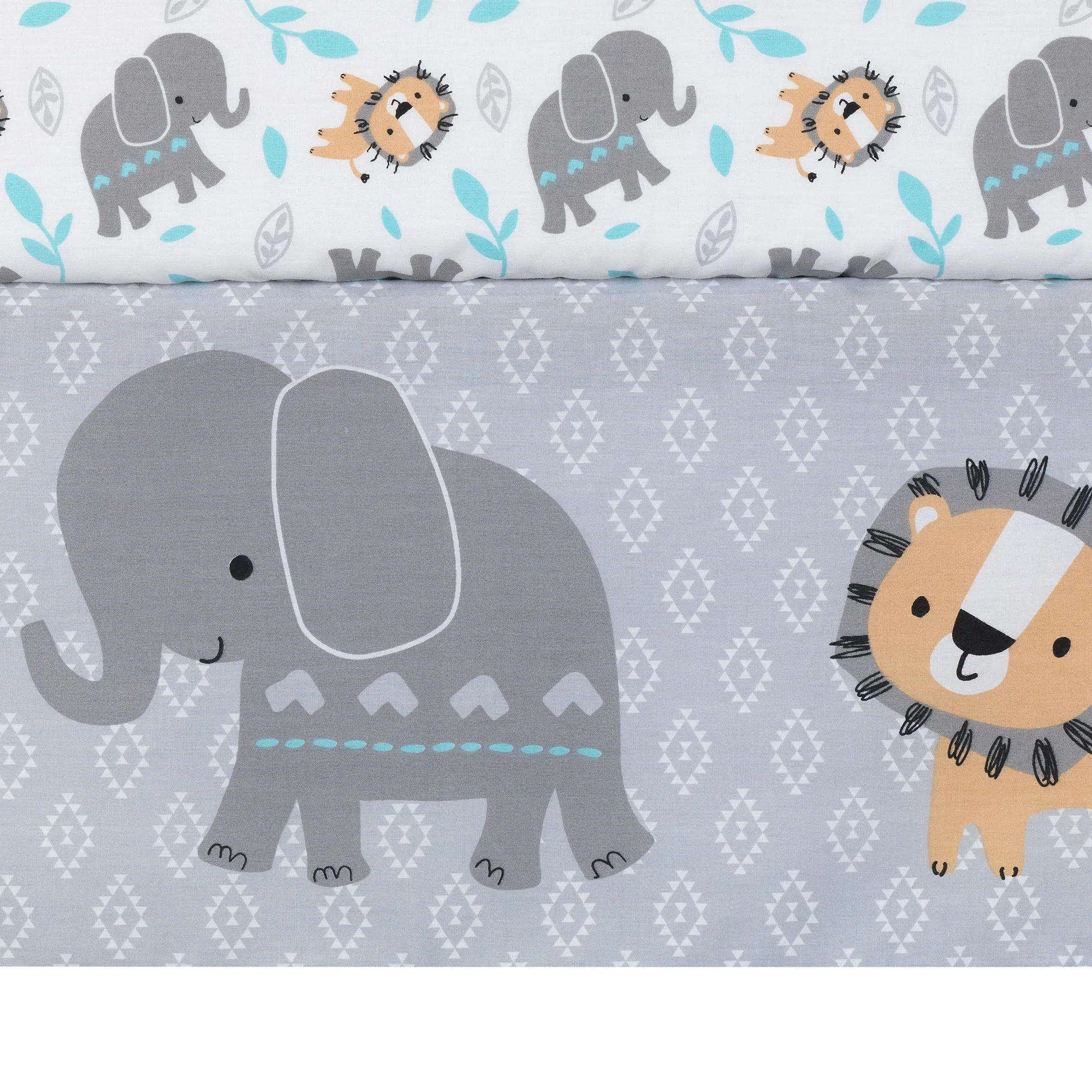 Jungle Fun 3-Piece Crib Bedding Set