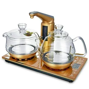 KAMJOVE G9 Intelligent Glass Electric Kettle and Tea Warmer