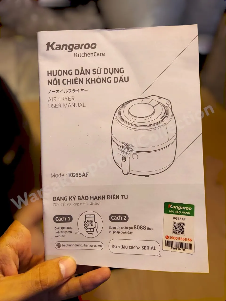 Kangaroo 6.5l AirFryer with sterer