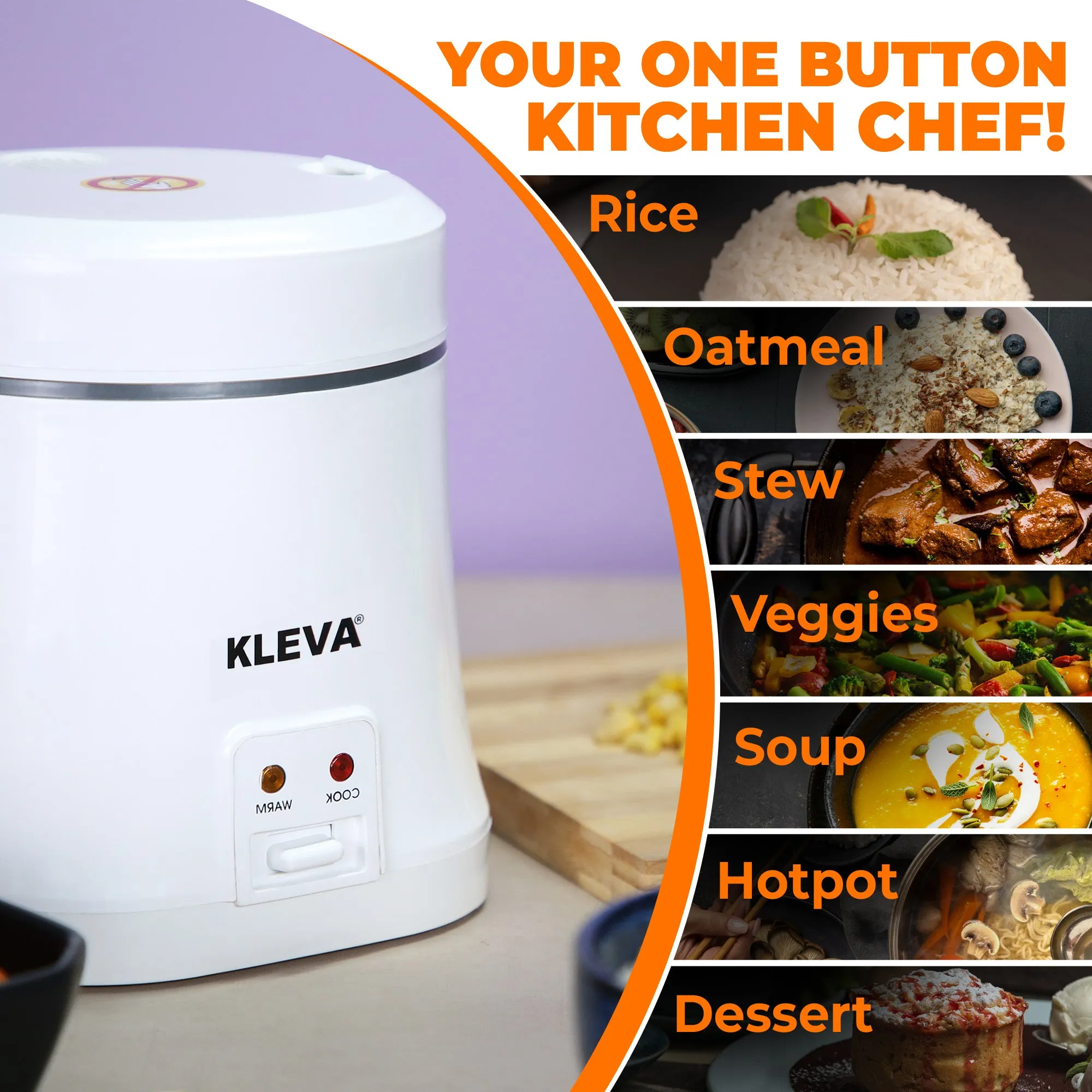 KLEVA® One Button 10-in-1 Cooker TV Special   BONUS Gifts   FREE Recipe eBook