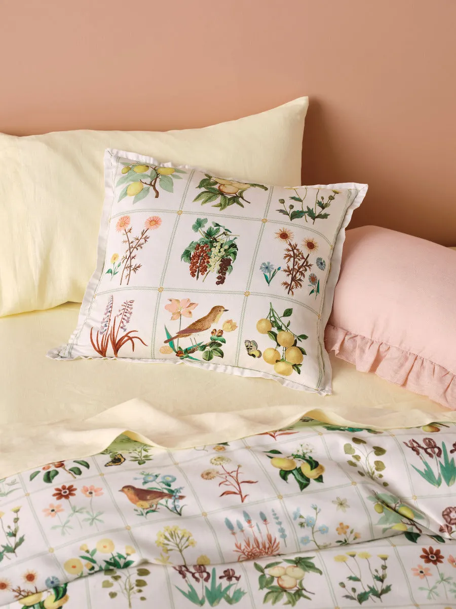 LINEN HOUSE GARDEN BED VANILLA QUILT COVER SET