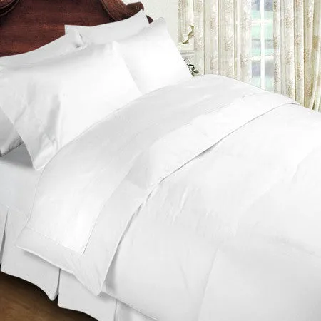 Luxury 1000 TC 100% Egyptian Cotton Full Sheet Set Solid In White