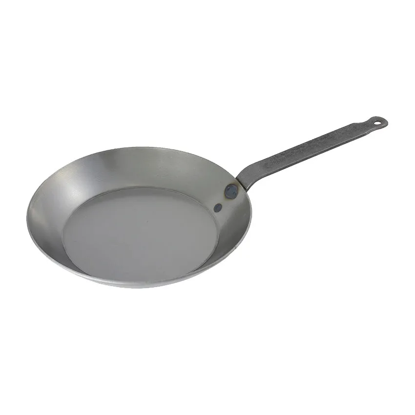 Matfer 62003 Black Steel Frying Pan, 10-1/4"