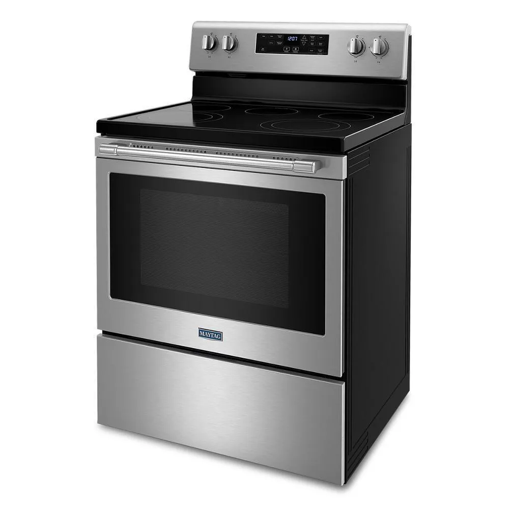 Maytag MER7700LZ Electric Range with Air Fryer and Basket - 5.3 cu. ft.