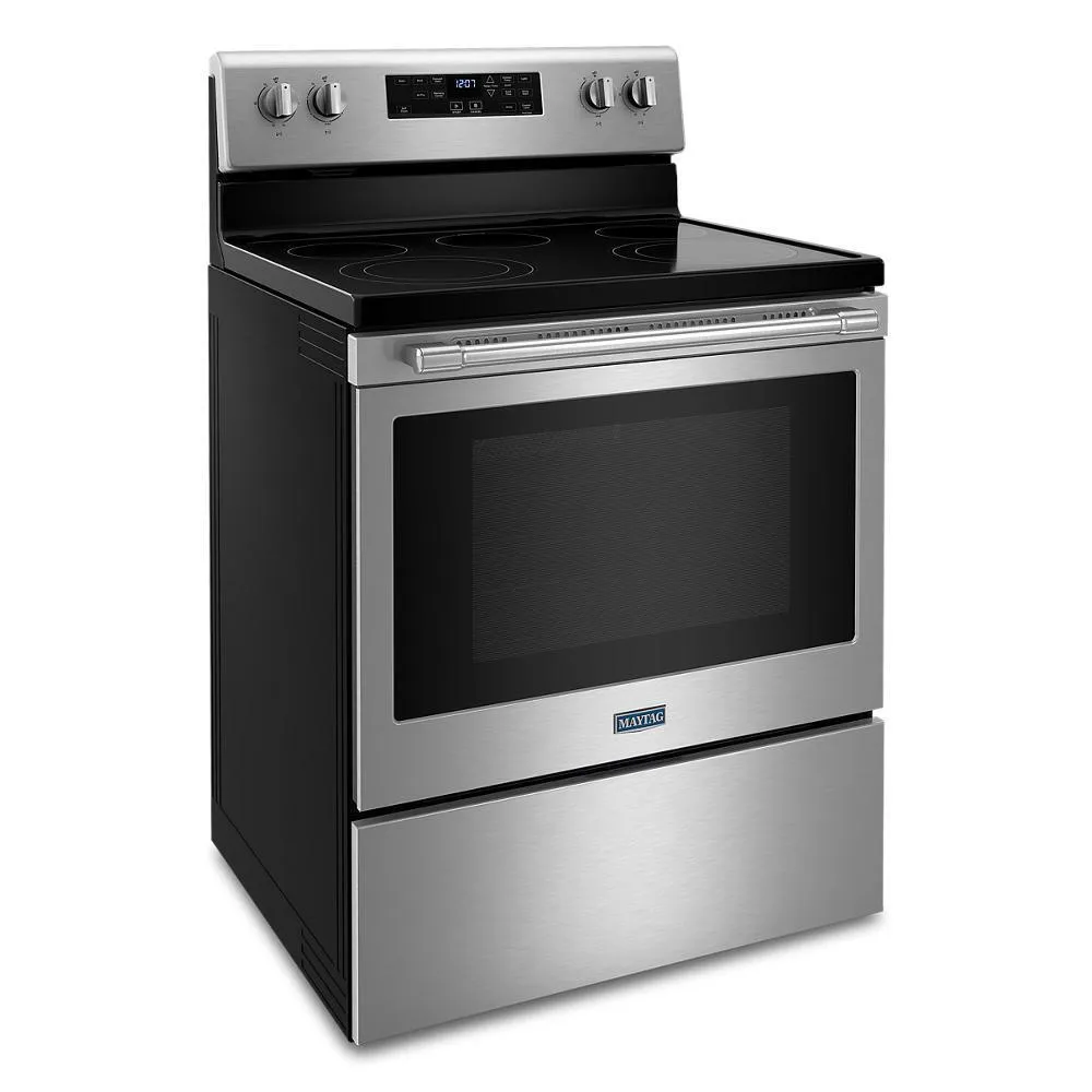 Maytag MER7700LZ Electric Range with Air Fryer and Basket - 5.3 cu. ft.