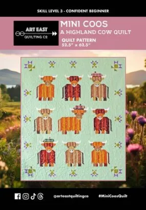 Mini Coos A Highland Cow Quilt Pattern