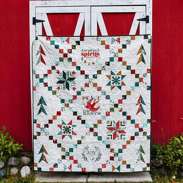 Moda Cheer & Merriment Cozy Quilt Pattern - PDF digital download