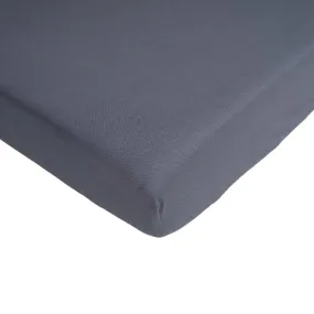 Navy Fitted Cot Sheet