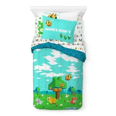 New - Twin Minecraft Beautiful Day Comforter