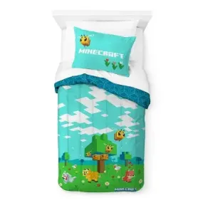 New - Twin Minecraft Beautiful Day Comforter