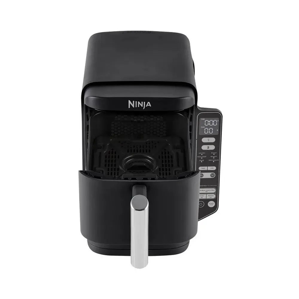 Ninja SL300UK 7.6 Litre 2-Drawer Double Stack Air Fryer, Black