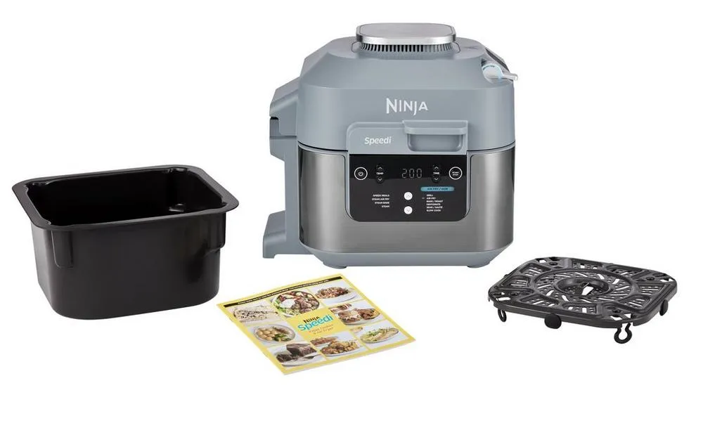 Ninja Speedi ON400UK 5.7 Litre Rapid Multi Cooker and Air Fryer, Grey