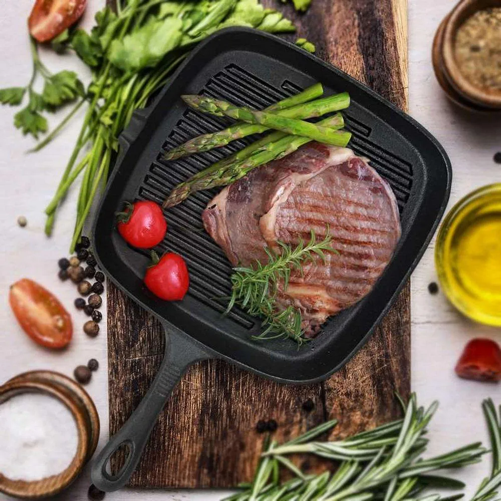 Non-sticky Cast Iron Steak Frying Pan