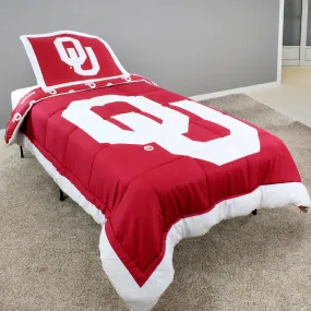 Oklahoma Sooners Reversible Cotton Comforter Set