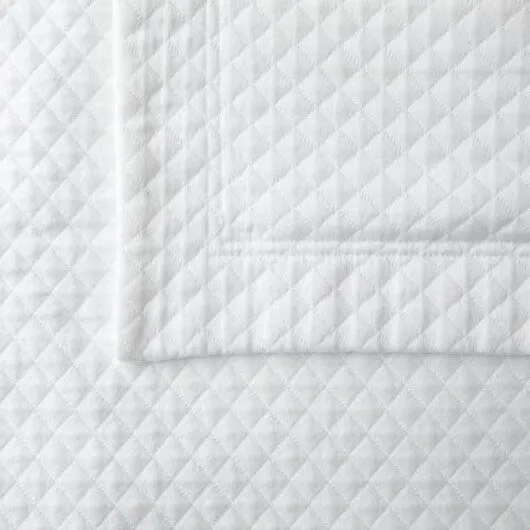 Oxford White Coverlets by Peacock Alley