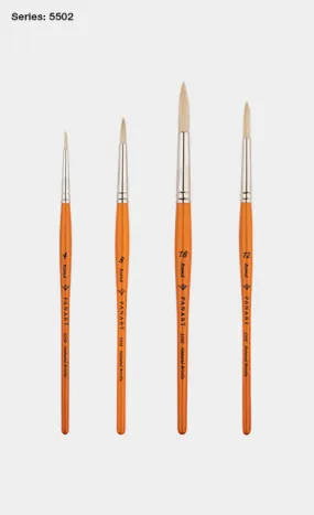 PANART CAMPUS BRISTLE ROUND SH BRUSH 502-16