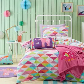 Peacock Princess Jiggle & Giggle Quilt Cover Set Sale