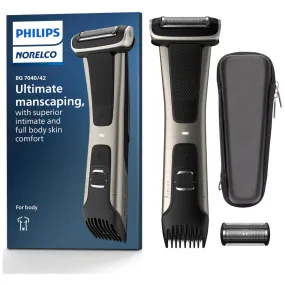 Philips Norelco Bodygroom Series 7000 Showerproof Body & Manscaping Trimmer & Shaver