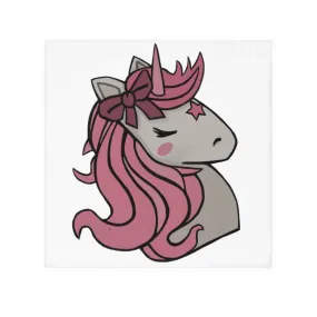 Pink Unicorn Horse Face Towel