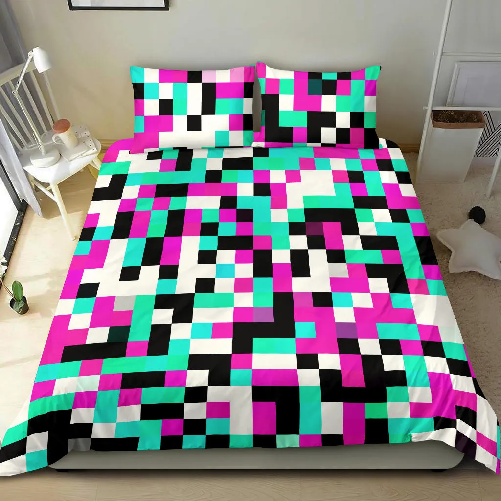 PIXEL PINK BEDDING SET | HUBERT S