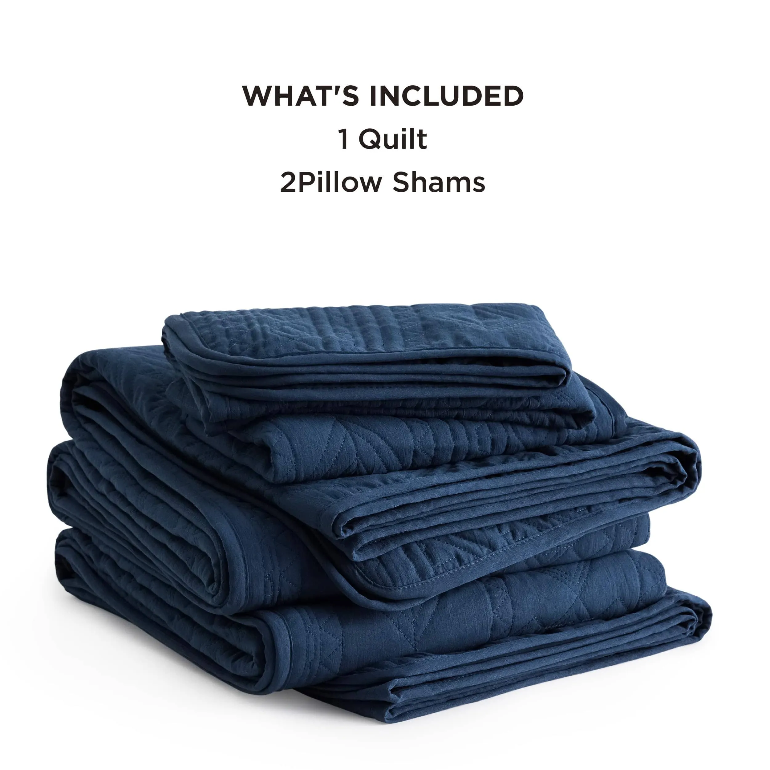 Prewashed Microfiber Quilt Set