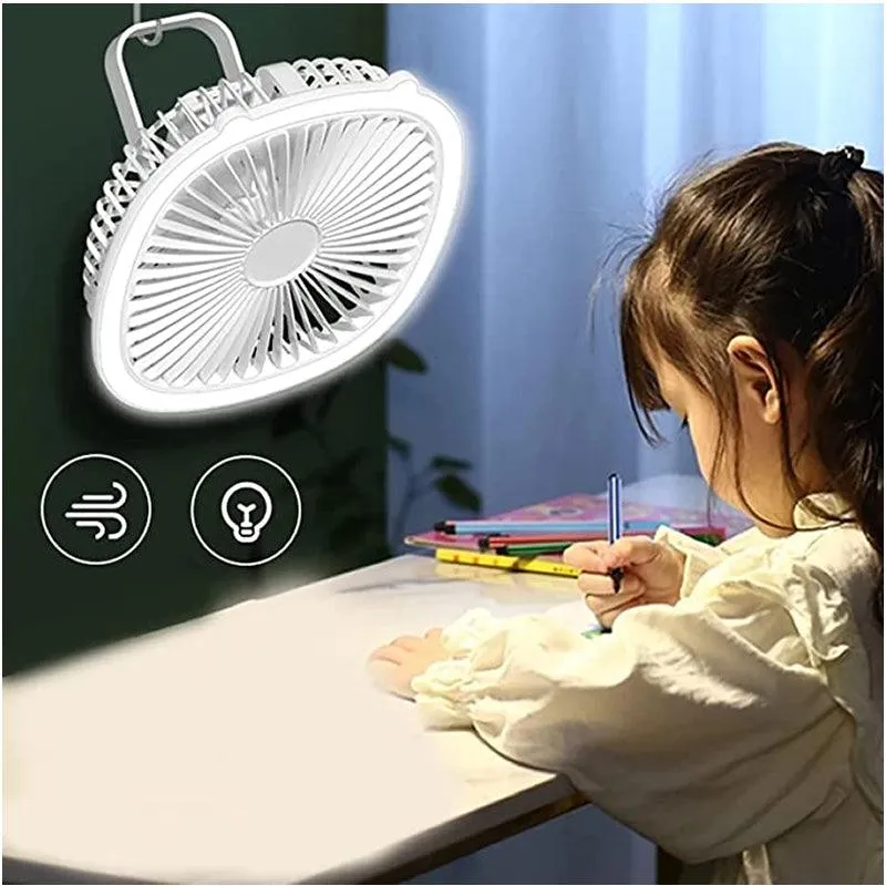 Rechargeable Mini Led Tripod Desktop Fan U36