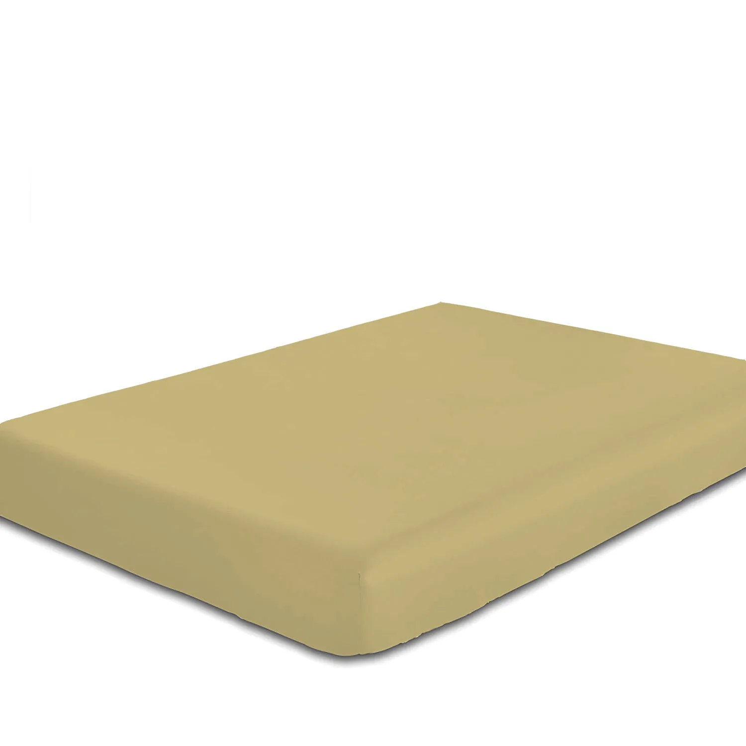 Rest Super Soft Queen Flat Sheet 200x220cm-Mustard