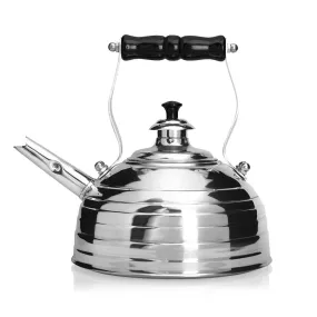 Richmond Beehive Chromed Copper Whistling Tea Kettle - No. 9