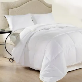 Royal Comfort 500GSM Plush Duck Feather Down Quilt Ultra Warm Soft - All Seasons Single White