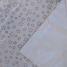 Simple Luxury Quilt Set in Silver Dawn Star Design