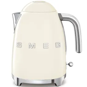 Smeg KLF03CRUK 1.7 Litre 50's Style Kettle, 3000W, 22.6cm Wide - Cream