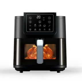 Soho 8L Slim Air Fryer with Viewing Window