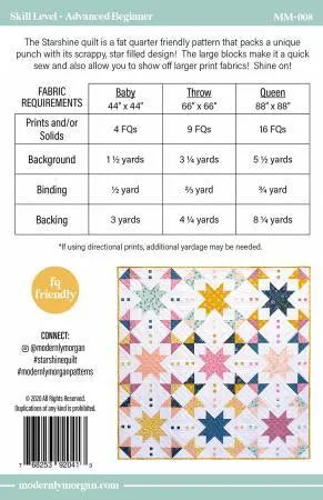 Starshine Quilt Pattern