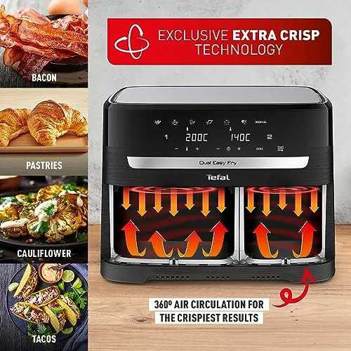 Tefal Easy Fry Dual Zone Digital Air Fryer