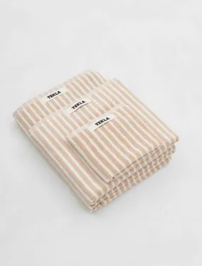 Terry Towel Ivory Stripes