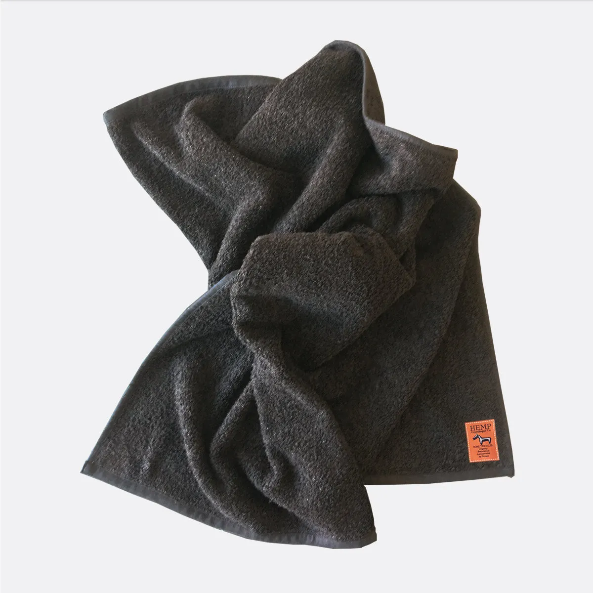 Terry Towels 100% Hemp Black (GOTS)