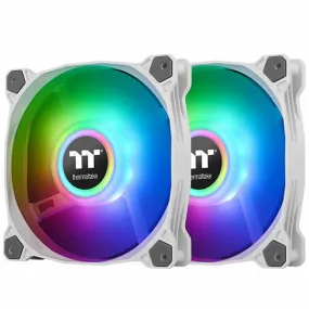 Thermaltake | Pure Duo 14 | ARGB Sync Radiator Fan 2 Pack - White