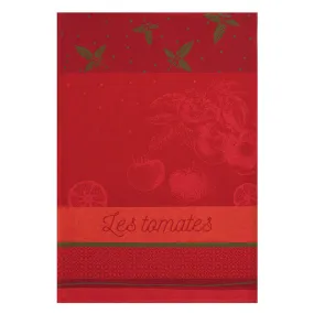 Tomates du Potager French Jacquard Dish Towel by Coucke