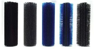 Tornado® 12" Black Cylindrical Floor Scrubber Brush (#33855) - 2 Required