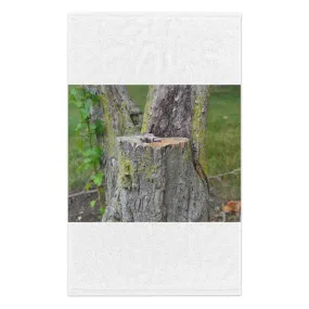 Tree Stump Rally Towel, 11x18