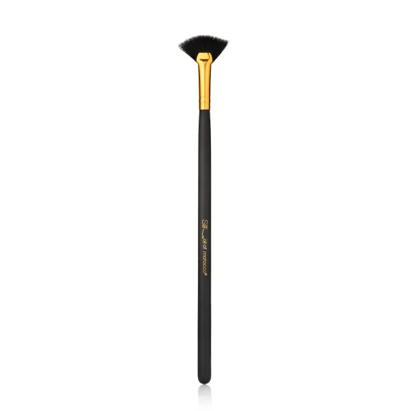 Vegan Small Fan Brush - Black